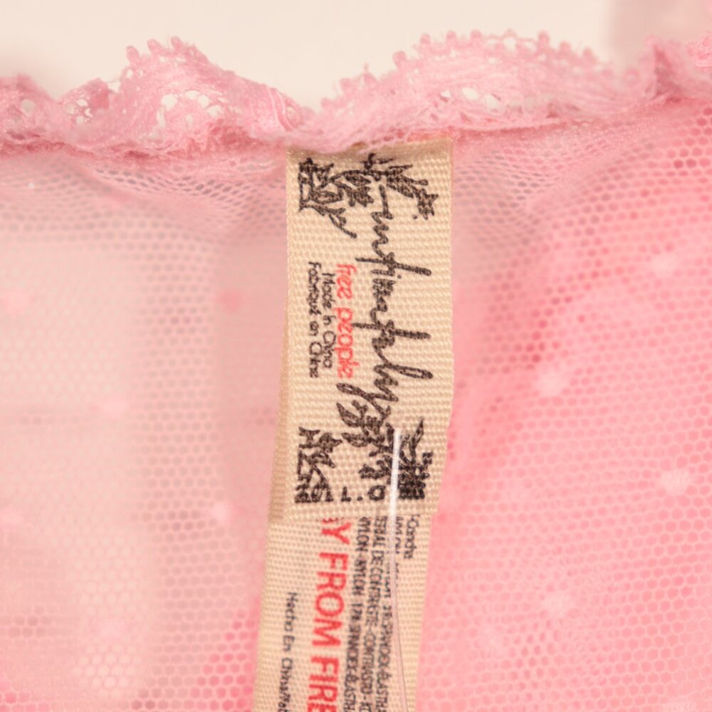 NWT Free People Heart to Heart Mini Slip in Pink Size Large - Picture 13 of 14